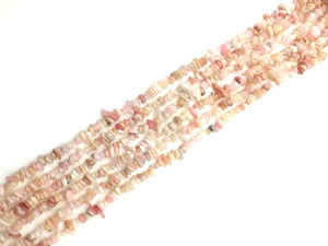 Pink Opal 30 Inch Chips 5X8Mm