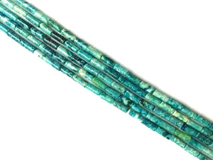 Color Blue Stone Tube 5X12Mm