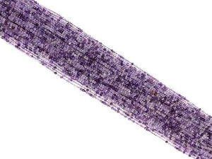 Purple Fluorite Round Beads 3Mm
