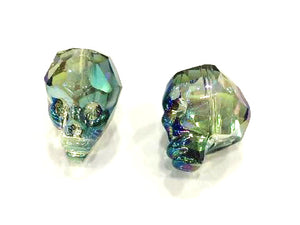 Thunder Polish Glass Crystal Green Ghost 8X15Mm