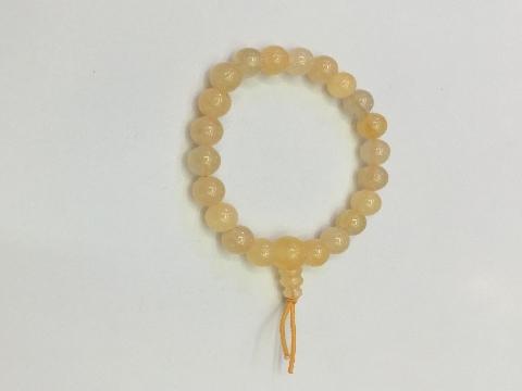 Yellow Jade Mala Bracelet Bracelet 8Mm