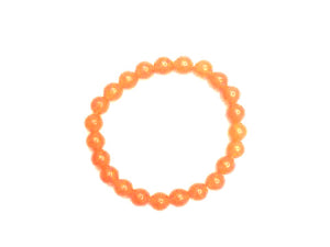 Color Jade Orange Bracelet 8Mm
