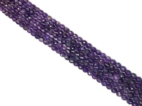 Amethyst Faceted Rounds 10Mm