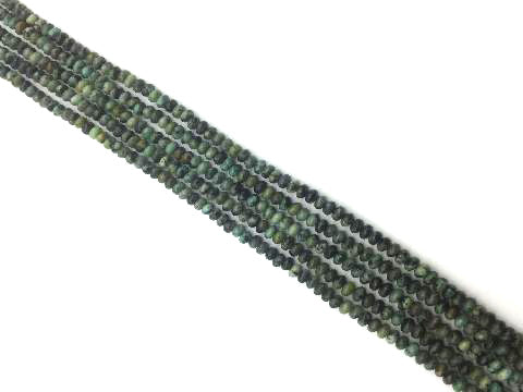 African Turquoise Roundel 4X6Mm