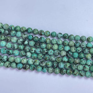 African Turquoise round beads A grade 

4MM