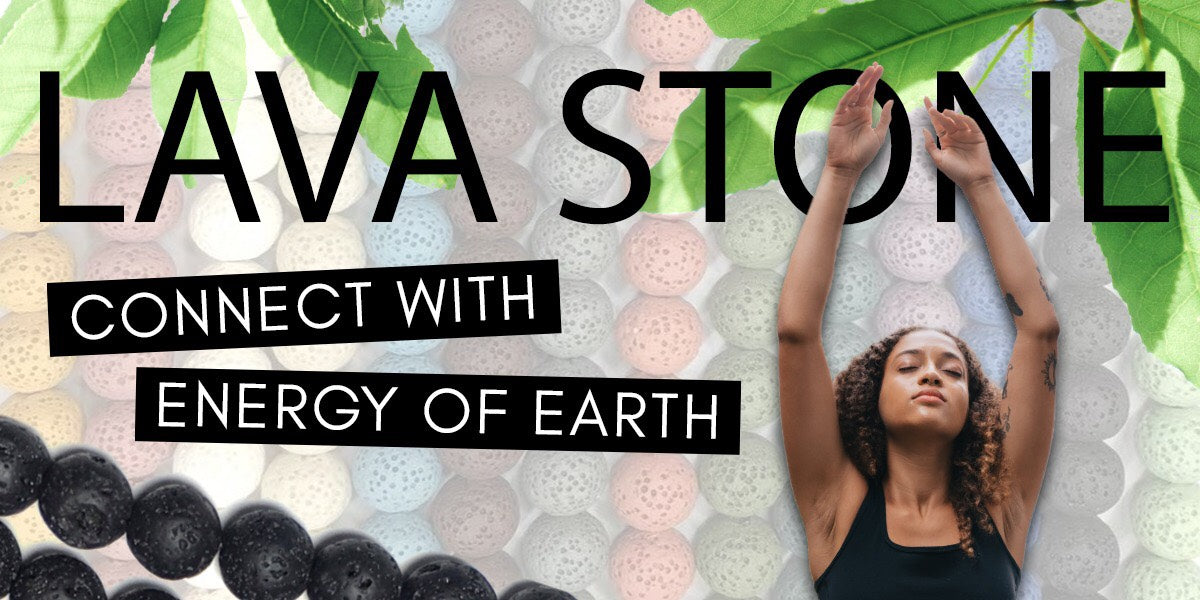 Lava Stone Beads for Healing