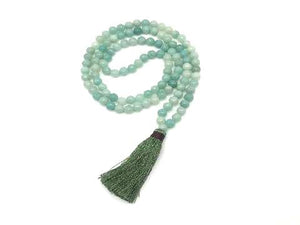 108 Mala Gemstone Bead Necklace