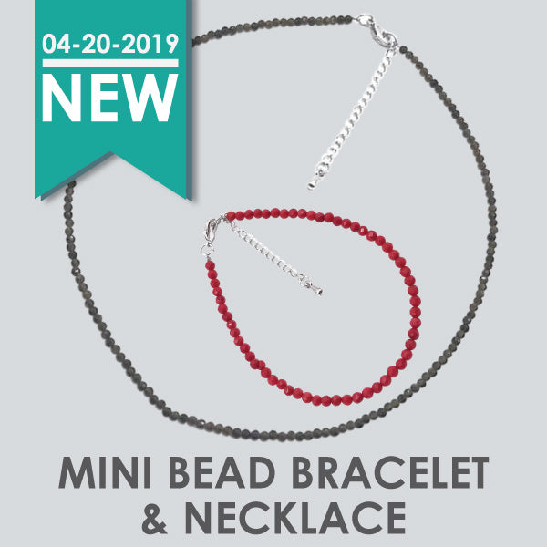 Mini Faceted Bracelets and Necklaces Collection