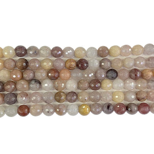 Violet Jasper Faceted Beads 6mm