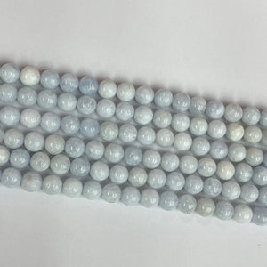 Celestite Round Beads 6mm