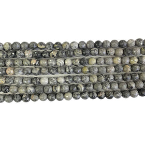 Map Jasper Faceted Beads 8mm