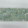 Aquamarine Cube 6mm