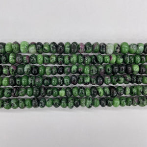 Ruby Zoisite Middle Hole Tumble Nugget 10-12mm