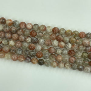Arusha Sunstone Round Beads 8mm
