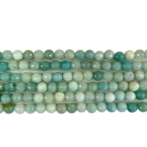Chinese Amazonite Faceted Beads 10mm