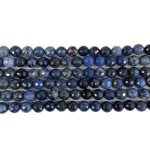 Dumortierite Faceted Beads 6mm