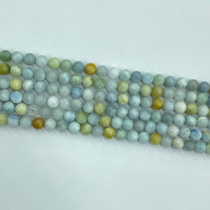 Aquamarine AB Grade Round Beads 10mm