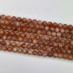 Golden Sunstone Round Beads 10mm