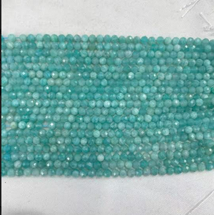 Amazonite Africa Faceted round beads 6mm