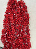 Red bamboo coral free form large size