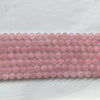 Madagascar Rose Quartz Beads 4mm