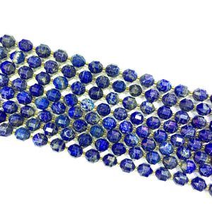 Lapis Lazuli Lucky Faceted Beads 10mm
