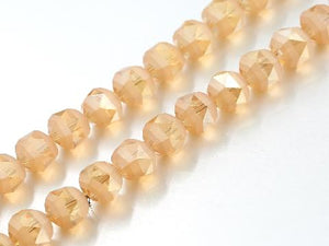 Thunder Polish Glass Crystal Orange Faceted Rounds 13Mm