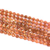 Orange Moonstone Lucky Faceted Beads 10mm