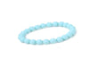 Matte Shell Pearl Light Blue Bracelet 10Mm