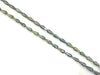 Glass Blue Green Faceted Teardrop 6X14Mm
