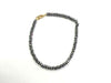Hematite Siver Faceted Roundel Bracelet 2X3Mm