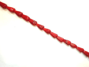 Bamboo Coral Red Teardrop 11X18Mm