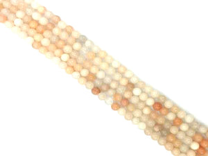 Pink Aventurine Roune Beads 6Mm