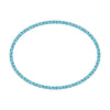 2X4MM Heishi Turquoise Magnesite Stretch Anklet 9in