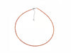 Zircon Orange Super Precision Cut Rounds 2mm Necklace