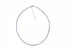 Tanzanite Super Precision Cut Rounds 2mm Necklace