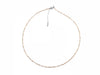 Mop Natural Super Precision Cut Rounds 2mm Necklace