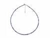 Aventurine Blue Super Precision Cut Rounds 2mm Necklace