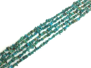 Chinese Turquoise G1 Chips 16 Inch 5-8Mm