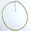 Yellow Turquoise Super Precision Cut Rounds 2mm Necklace