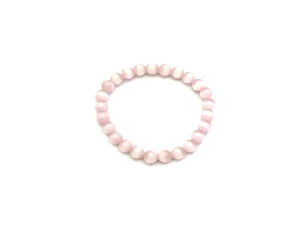 Artificial Opal Pink Bracelet 8Mm