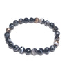 Black Sardonyx 8mm Faceted Beads Bracelet
