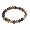 Brown Sardonyx 8mm Faceted Beads Bracelet