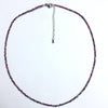 Ruby And Sapphire Super Precision Cut Rounds 2mm Necklace