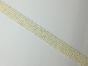 Bamboo Coral White Puff Coin 3X5Mm