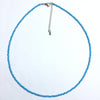Imitation Turquoise Super Precision Cut Rounds 2mm Necklace