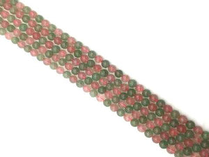 Red Green Strawberry Crystal Round Beads 10Mm
