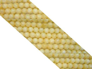 Yellow Calcite Round Beads 6Mm