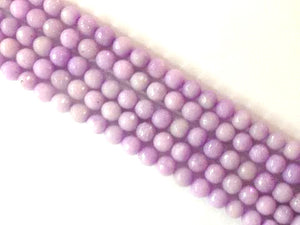 Color Jade Purple Faceted Rounds 12Mm