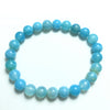 Larimar Fire Agate Bracelet 8mm